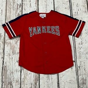 Vintage Kids New York Yankees Starter MLB Baseball 1990s Sports Jersey
